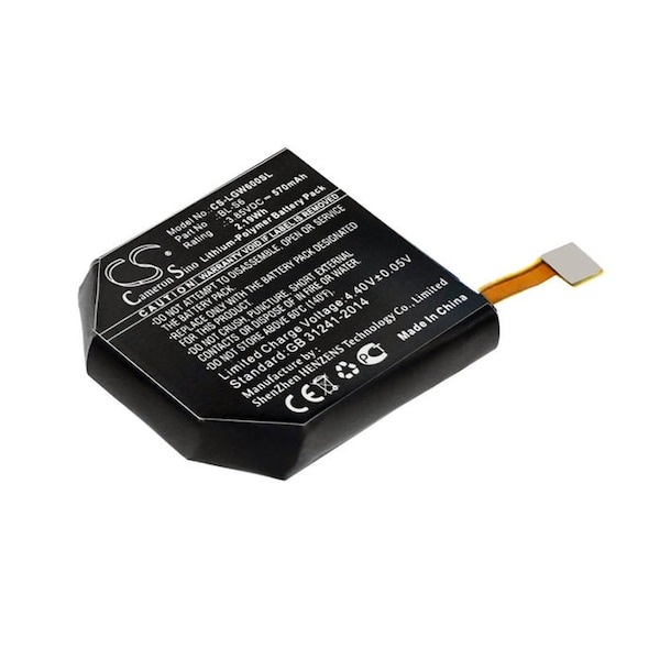Bsc Preferred LG Watch Urbane Edition LTE Smart Watch Replacement Battery CS-LGW600SL - main